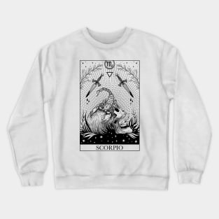 Zodiac sign tarot card Scorpio Crewneck Sweatshirt